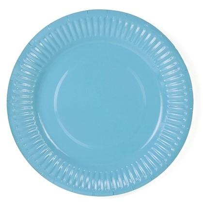 Pappteller türkis