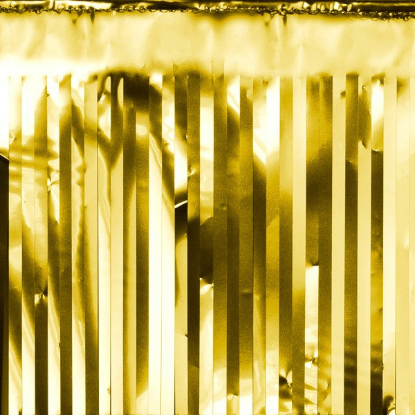 Party Folien Vorhang gold