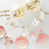 Partybox Happy Birthday - gold / rosa (70 Teile) - Ja-Hochzeitsshop