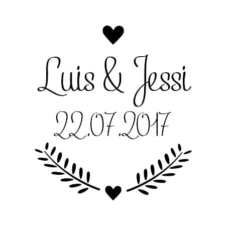 Personalisierter Stempel Grafik