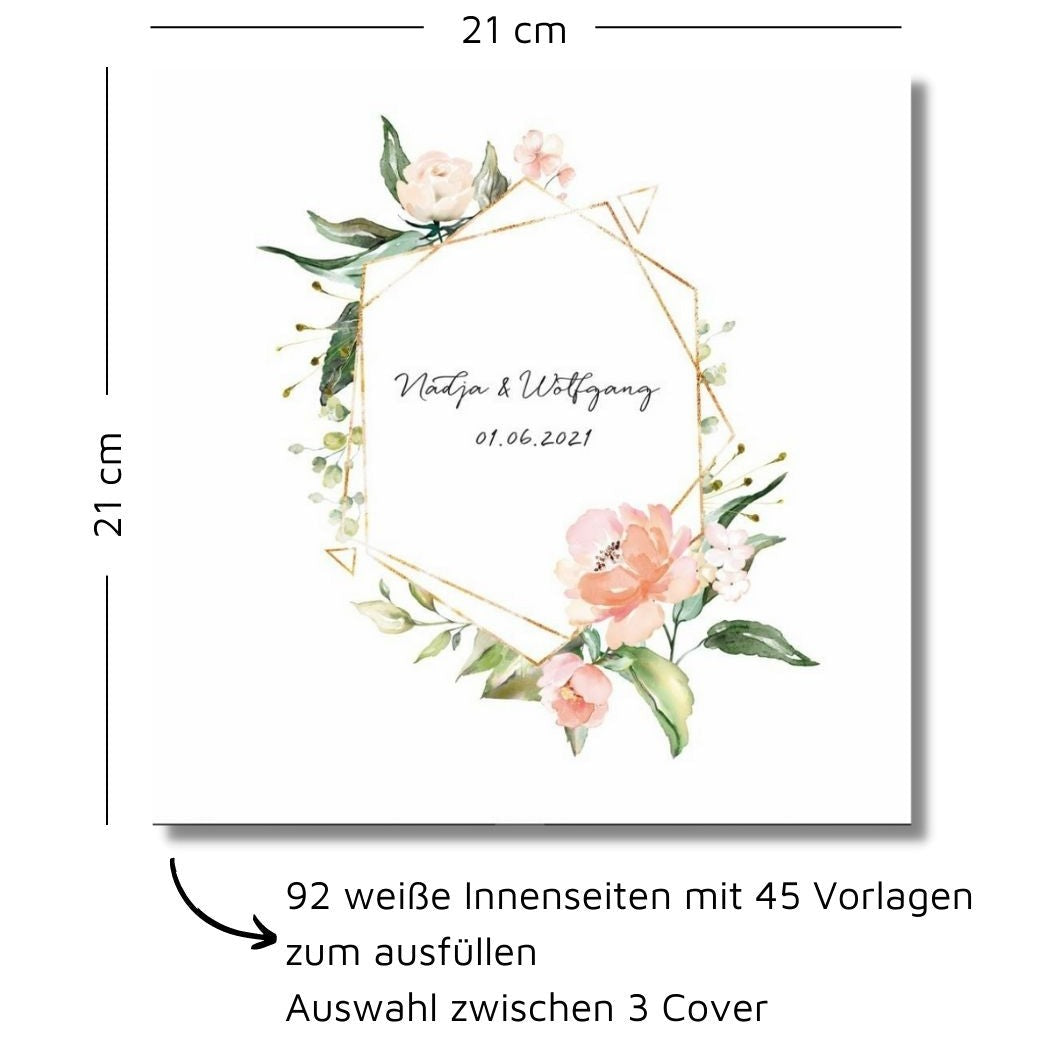 Personalisiertes Gaestebuch Masse