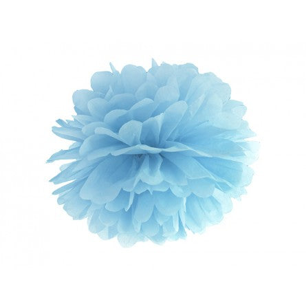 Pompom hellblau