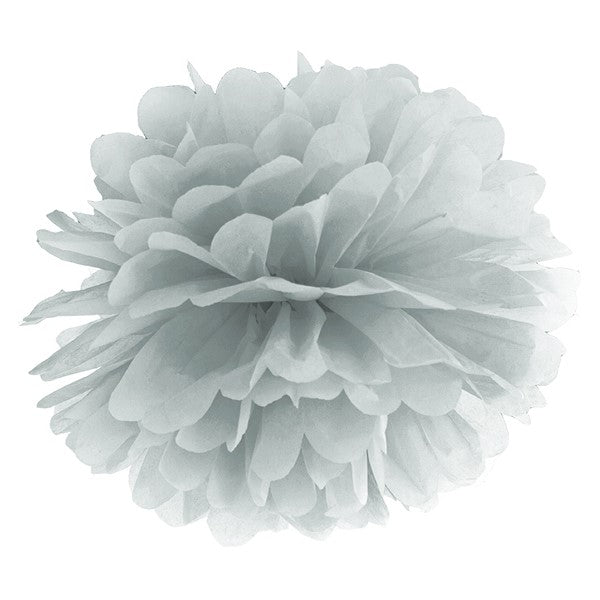 Pompom silber