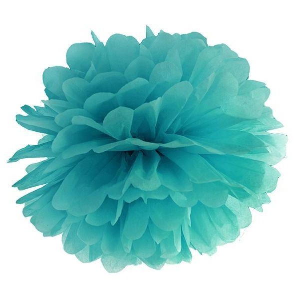 Pompom meerblau