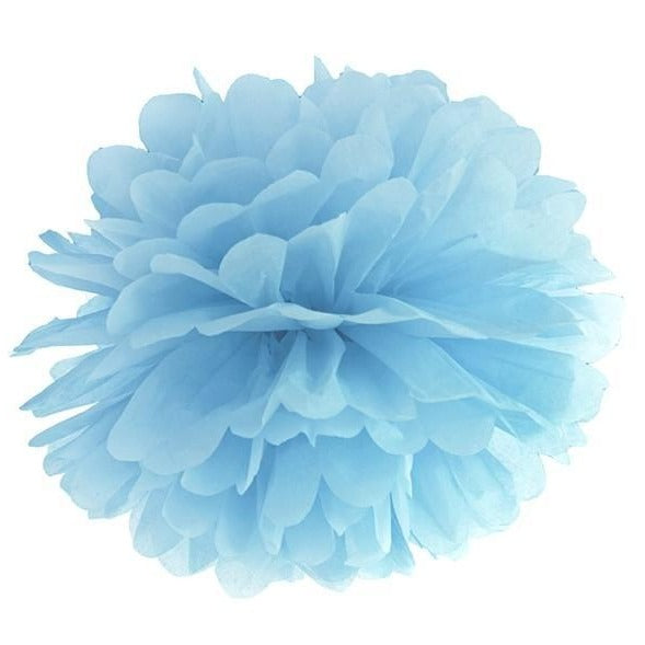 Pompom hellblau