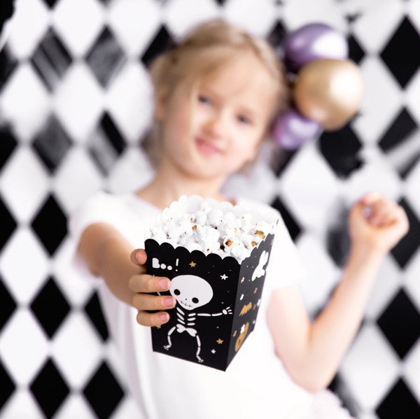 Popcorn Boxen Halloween Skelett