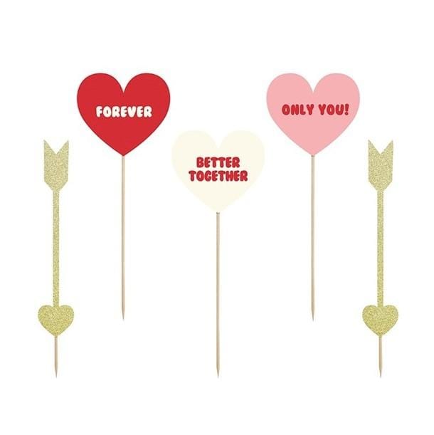 Tortenstecker Sweet Love Valentinstag