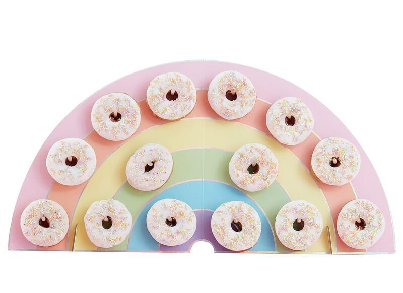 Donut Aufsteller Regenbogen - Ja-Hochzeitsshop