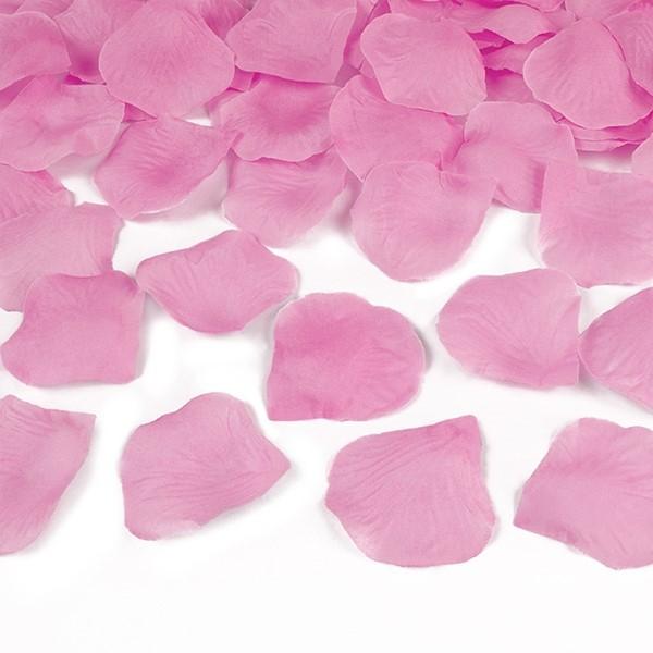 Konfetti Kanone mit rosa Rosenblätter