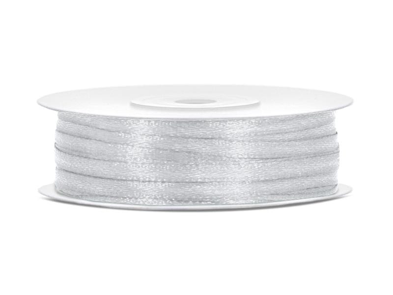 Satinband 3 mm silber