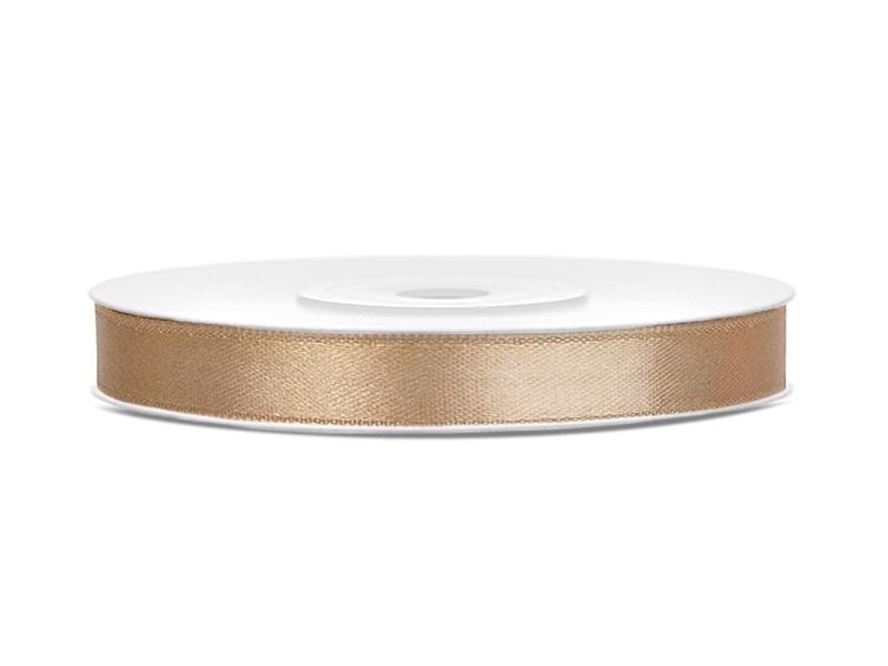 Satinband 6 mm gold