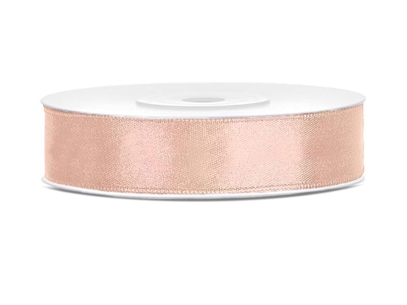 Satinband 12 mm pfirsich