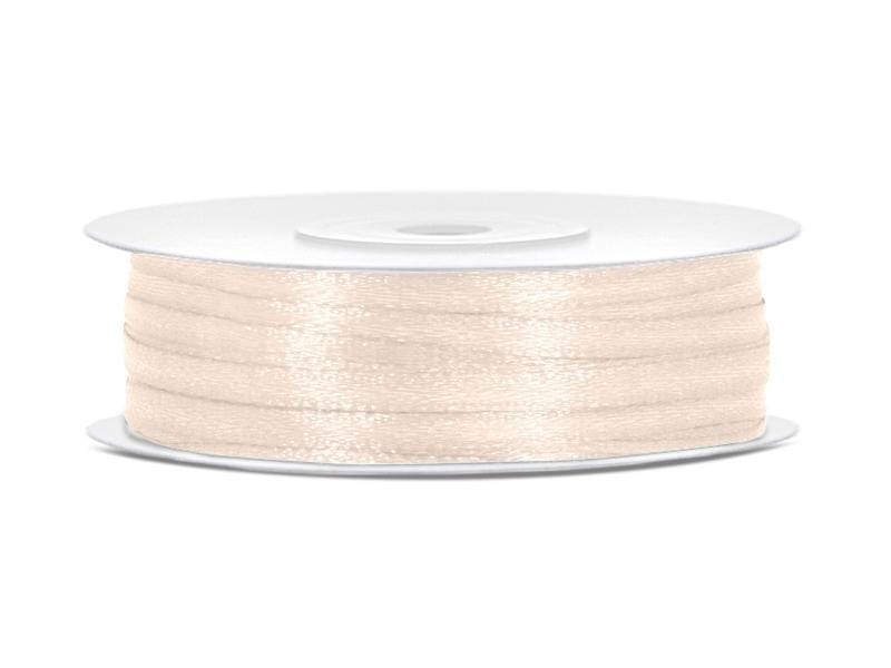 Satinband 3 mm creme