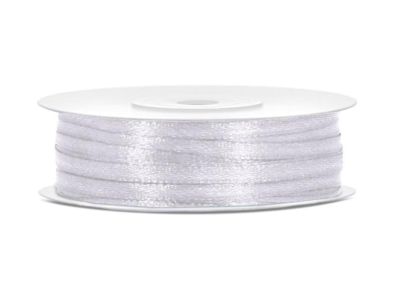 Satinband 3 mm weiß