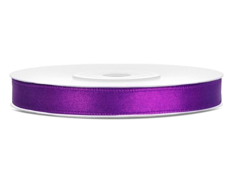 Satinband 6 mm dunkellila