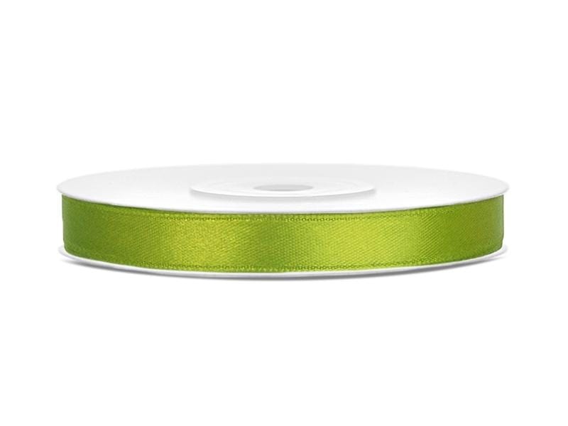 Satinband 6 mm apfelgrün
