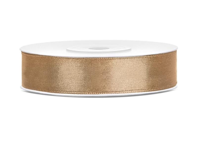 Satinband 12 mm gold