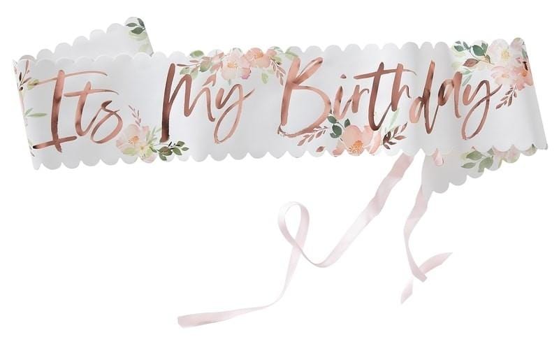 Schaerpe loral fuer den Geburtstag