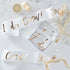 Schaerpe i do crew in weiss und gold