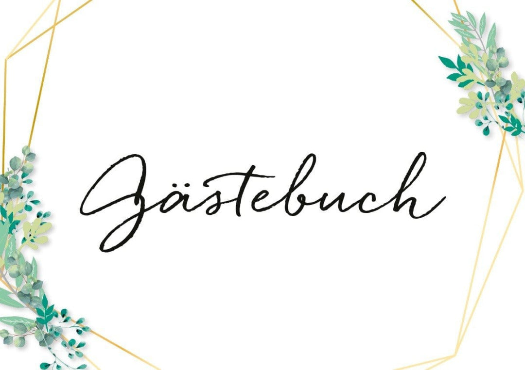 Schild Gaestebuch Hochzeit