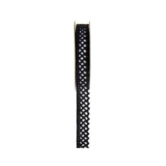 Vintage Selbstklebeband Spitze schwarz