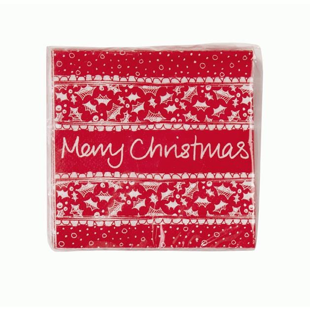 Papierservietten Merry Christmas
