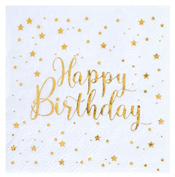 Servietten Geburtstag Sternchen