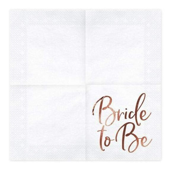 Servietten Bride to be