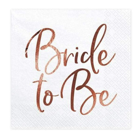 Servietten Bride to be