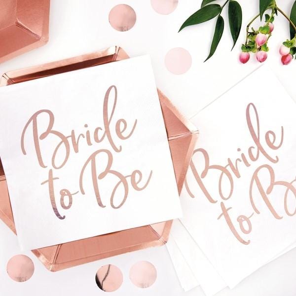 Servietten Bride to be
