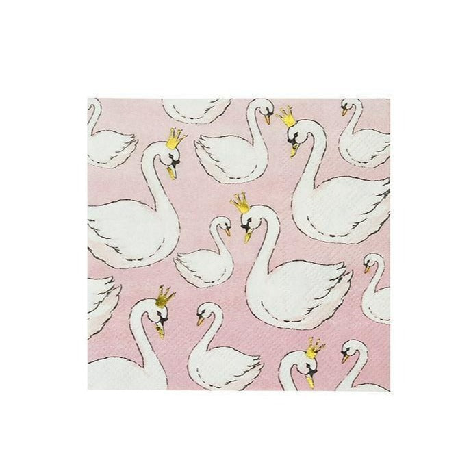 Cocktail Servietten Schwan