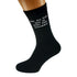 Hochzeit Socken schwarz mit Spruch Für den Fall dass du kalte Füße bekommst