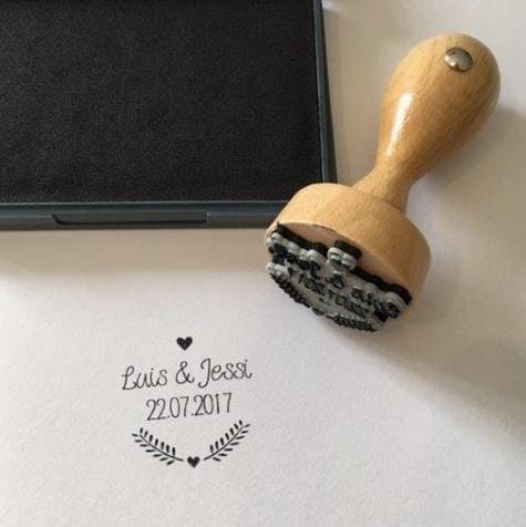 Personalisierter Stempel von Ja Hochzeitsshop