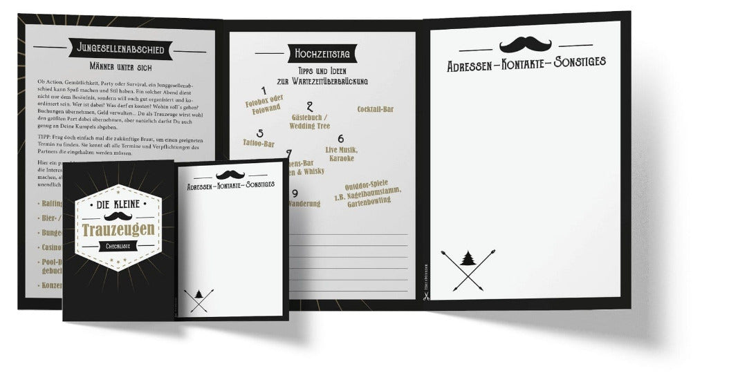 Trauzeuge Geschenk Set Checkliste