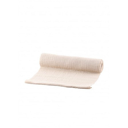 Tischläufer aus Musselinstoff creme