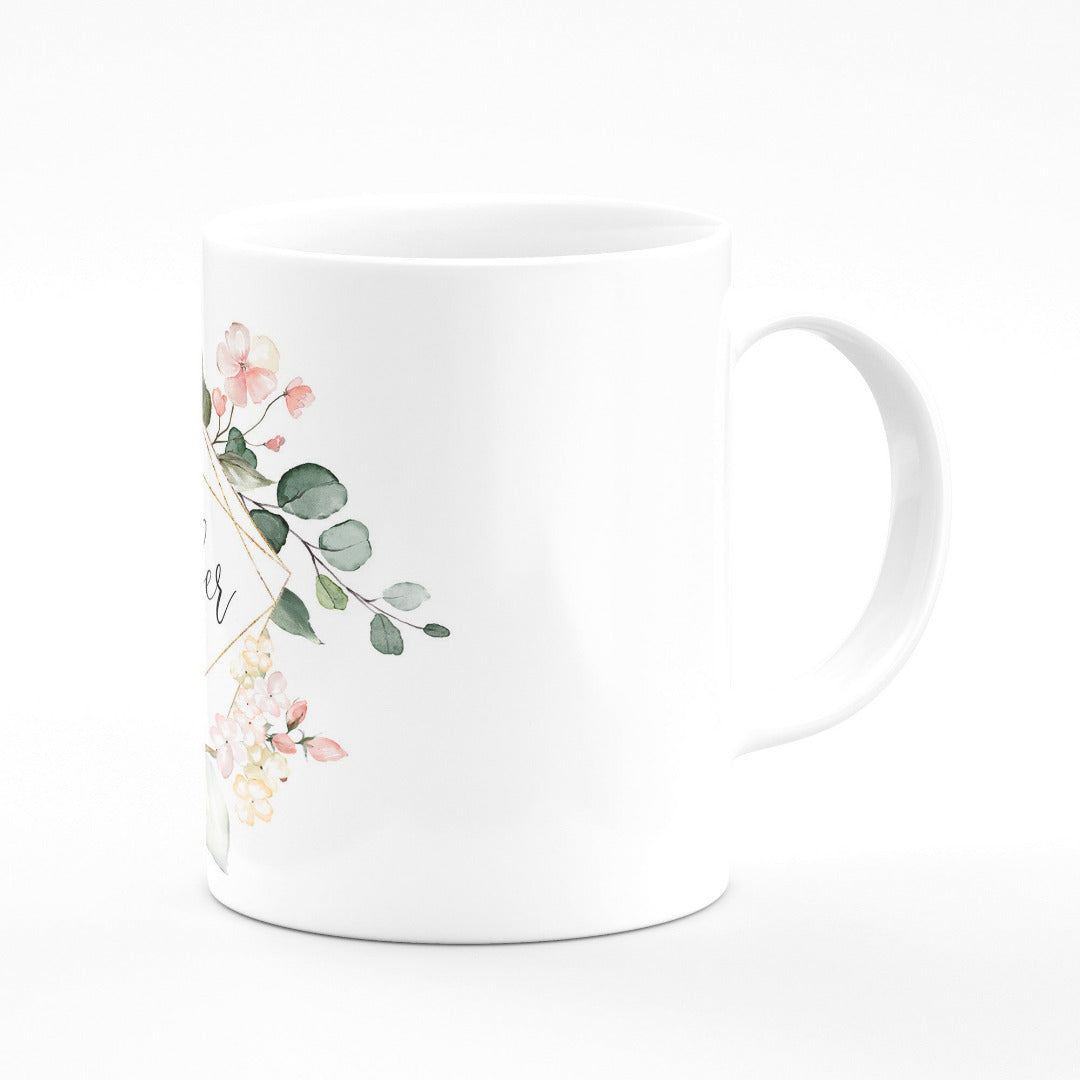 Geschenktasse Brautjungfer Blumen