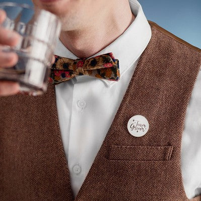 Geschenk Karte mit Pin Team Groom