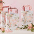 Tragetaschen Team Bride floral als Mitgebsel