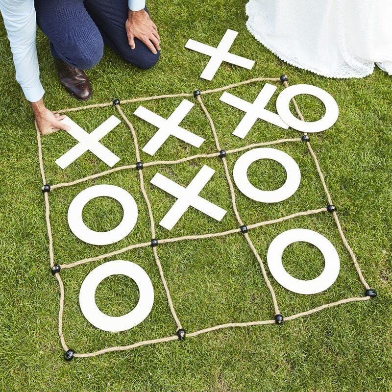 XL Tic Tac Toe Spiel Hochzeitsfeier