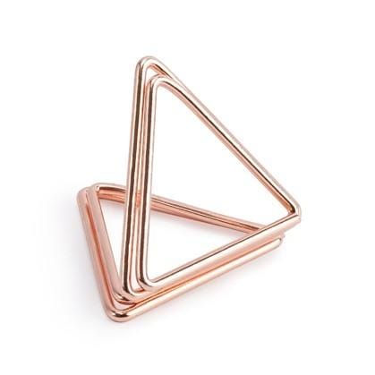 Tischkarten Halter rosegold