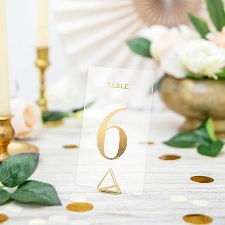Kunststoff Tischnummern (1-20) – Ja-Hochzeitsshop