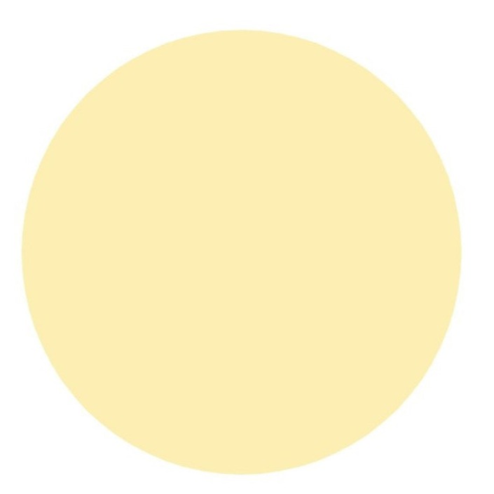 Tischset rund creme