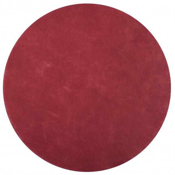 Tischset rund bordeaux