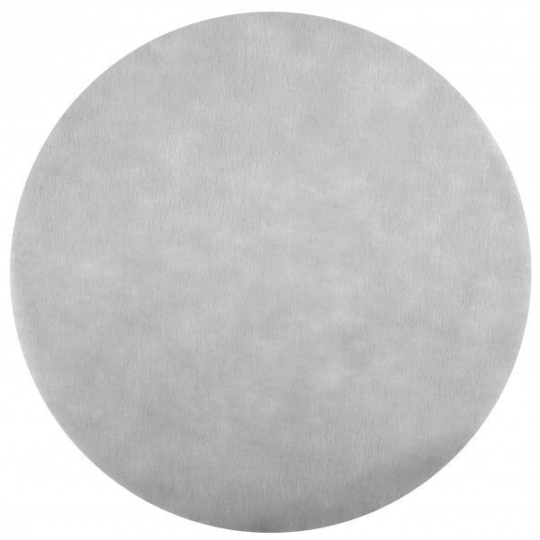 Tischset rund grau