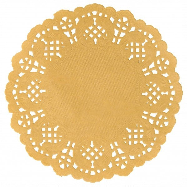 Tischset Spitze gelbgold