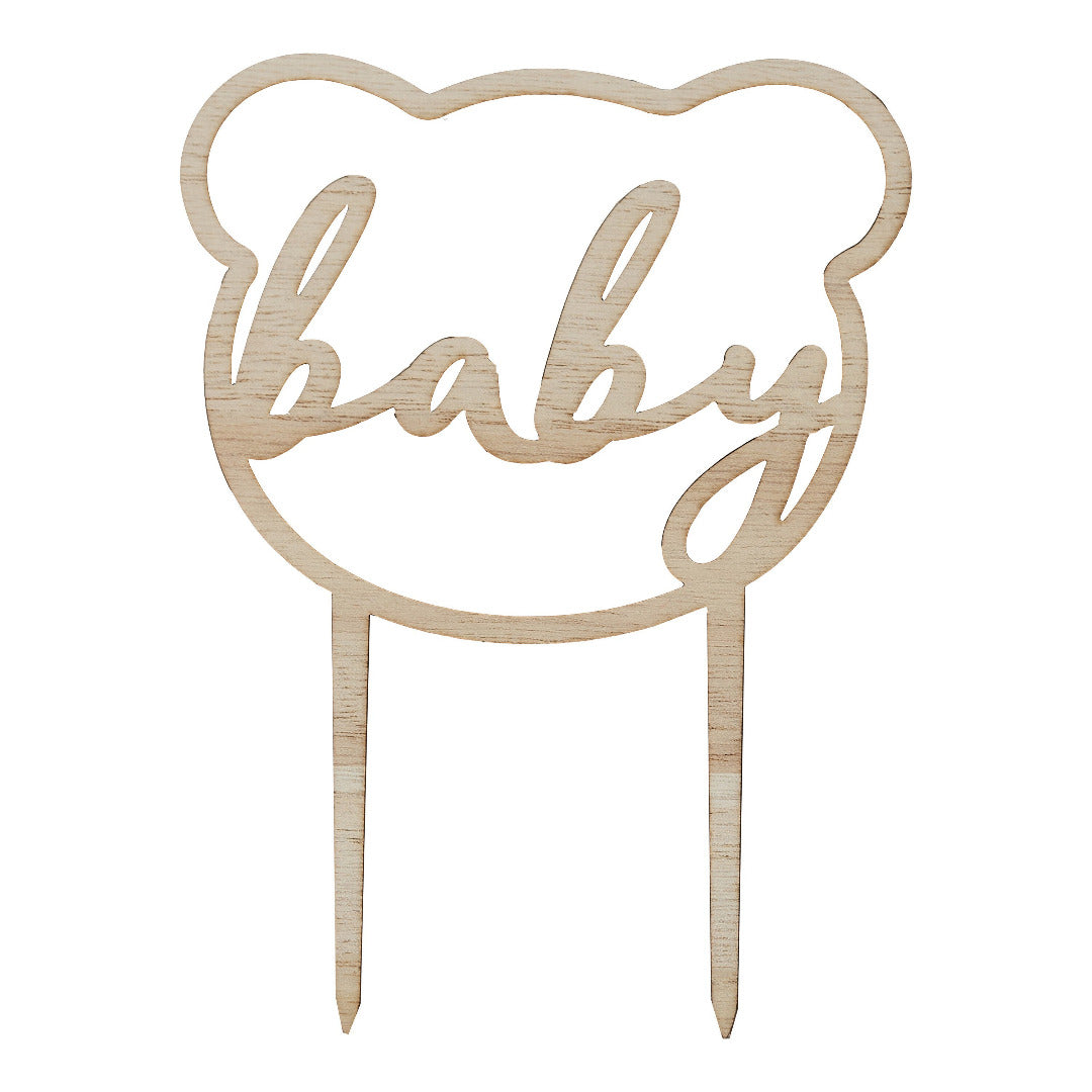 Holz Tortenstecker Baby Shower Party