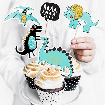 Tortenstecker Dinosaurier Motiv