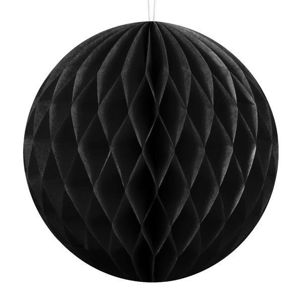 Wabenball 30 cm schwarz