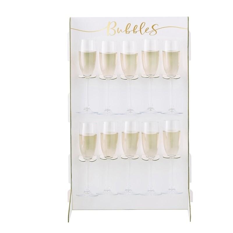 Deko Wandhalter fuer Sektglas
