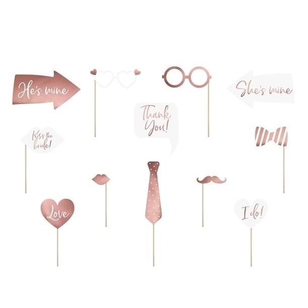 Photo Booth Set rosegold